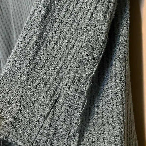 We The Free Thermal High Low Cowl Neck Top, Sm - Picture 5 of 9